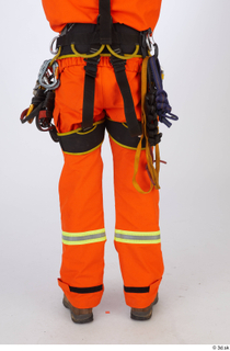 Photos Sam Atkins Fireman in Orange Coveralls leg lower body…